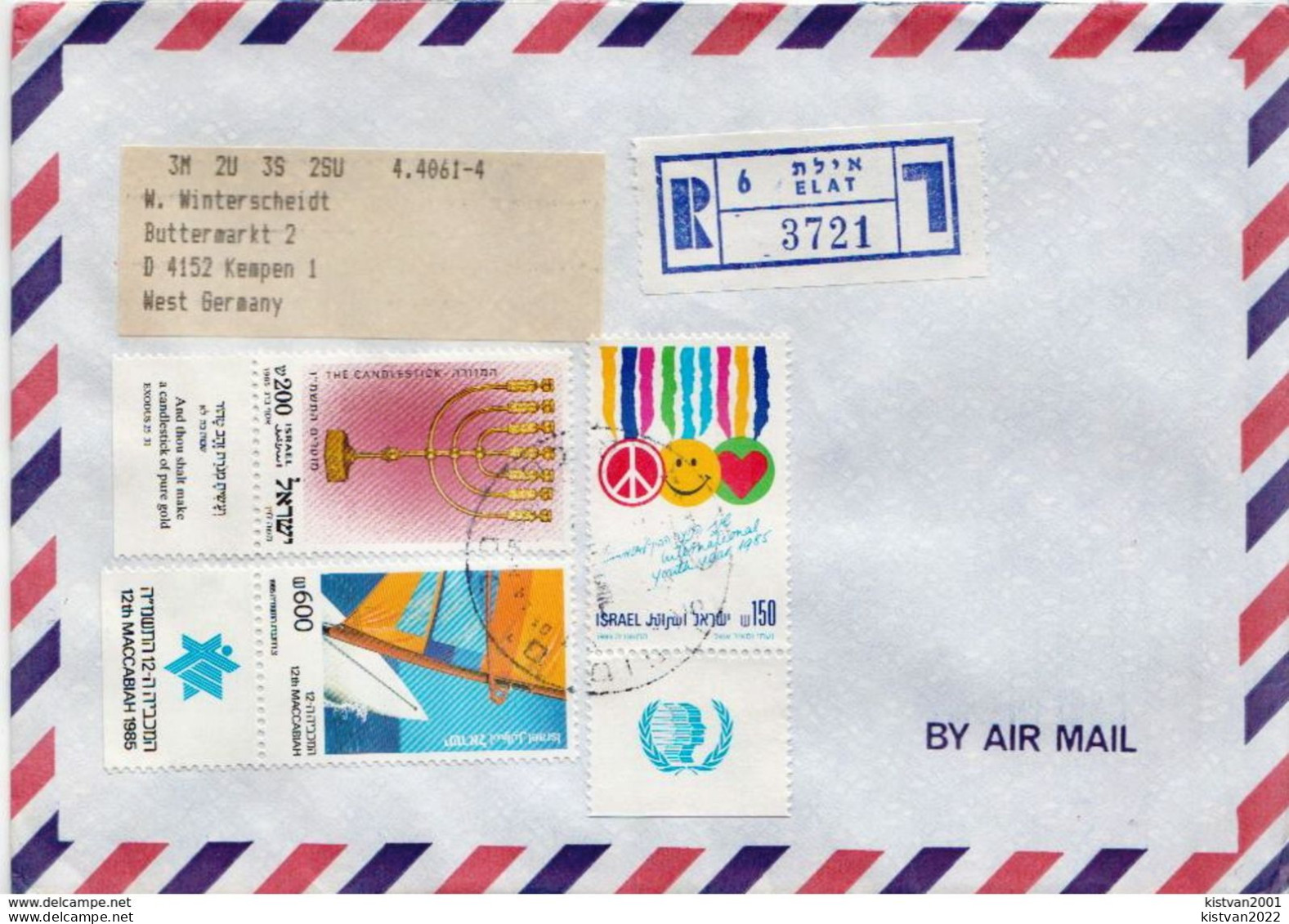 Postal History: Israel R Cover - Storia Postale