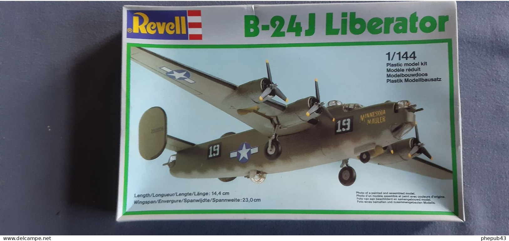 B-24J Liberator - US Air Force - World War II - Plastic Model Kit - Revell (1:144) - 4134 - Avions