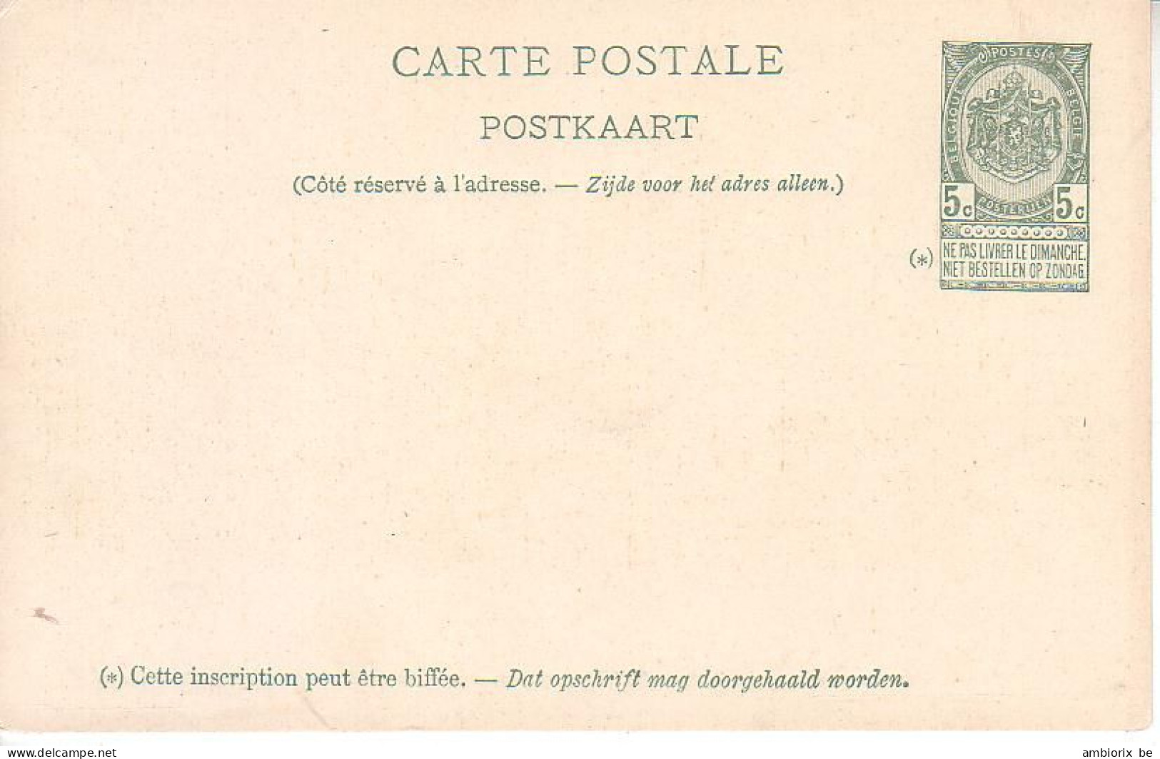 Carte Paquebot Neuve 1 5c R 2 - Liner Cards