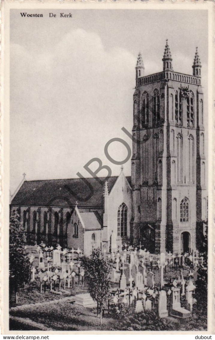 Postkaart/Carte Postale - Woesten - Kerk   (C5208) - Vleteren