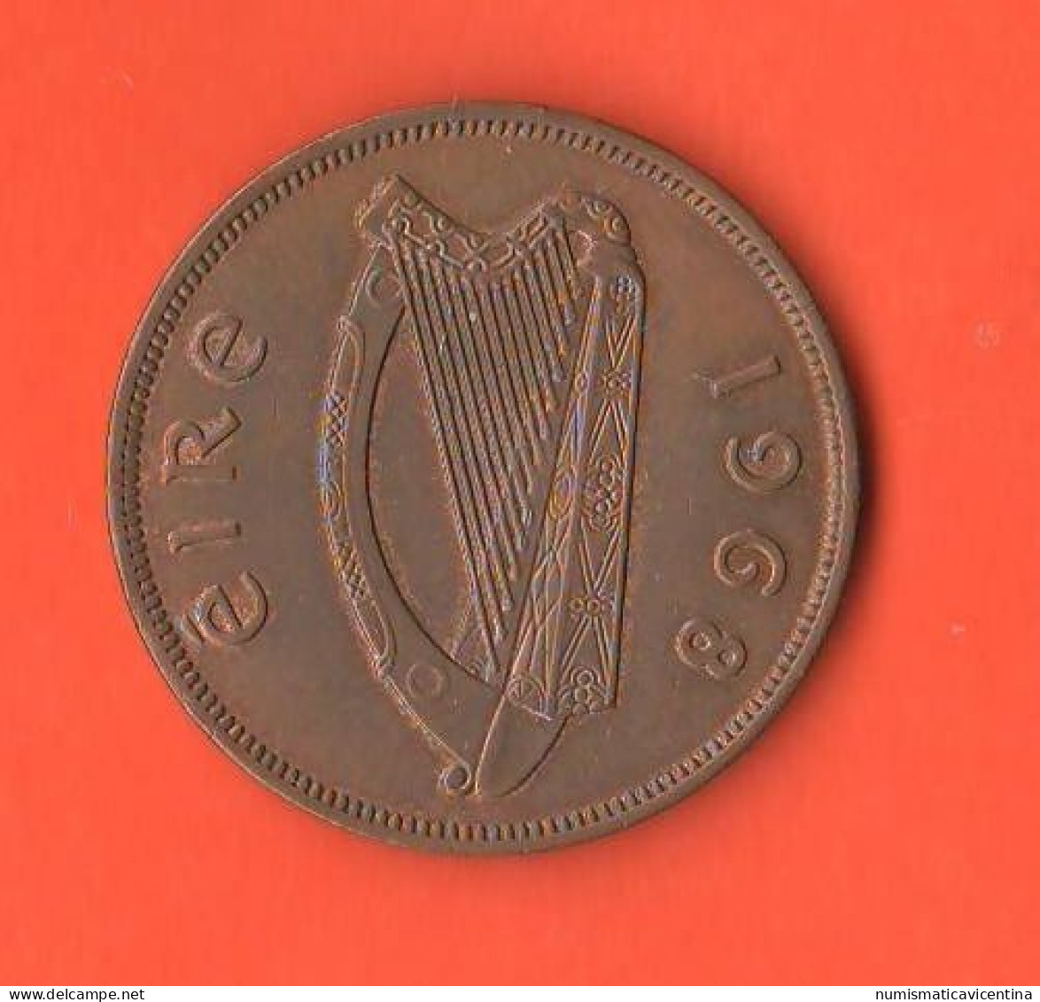 Irlanda 1 Penny 1968 Ireland Eire Bronze Coin - Irland