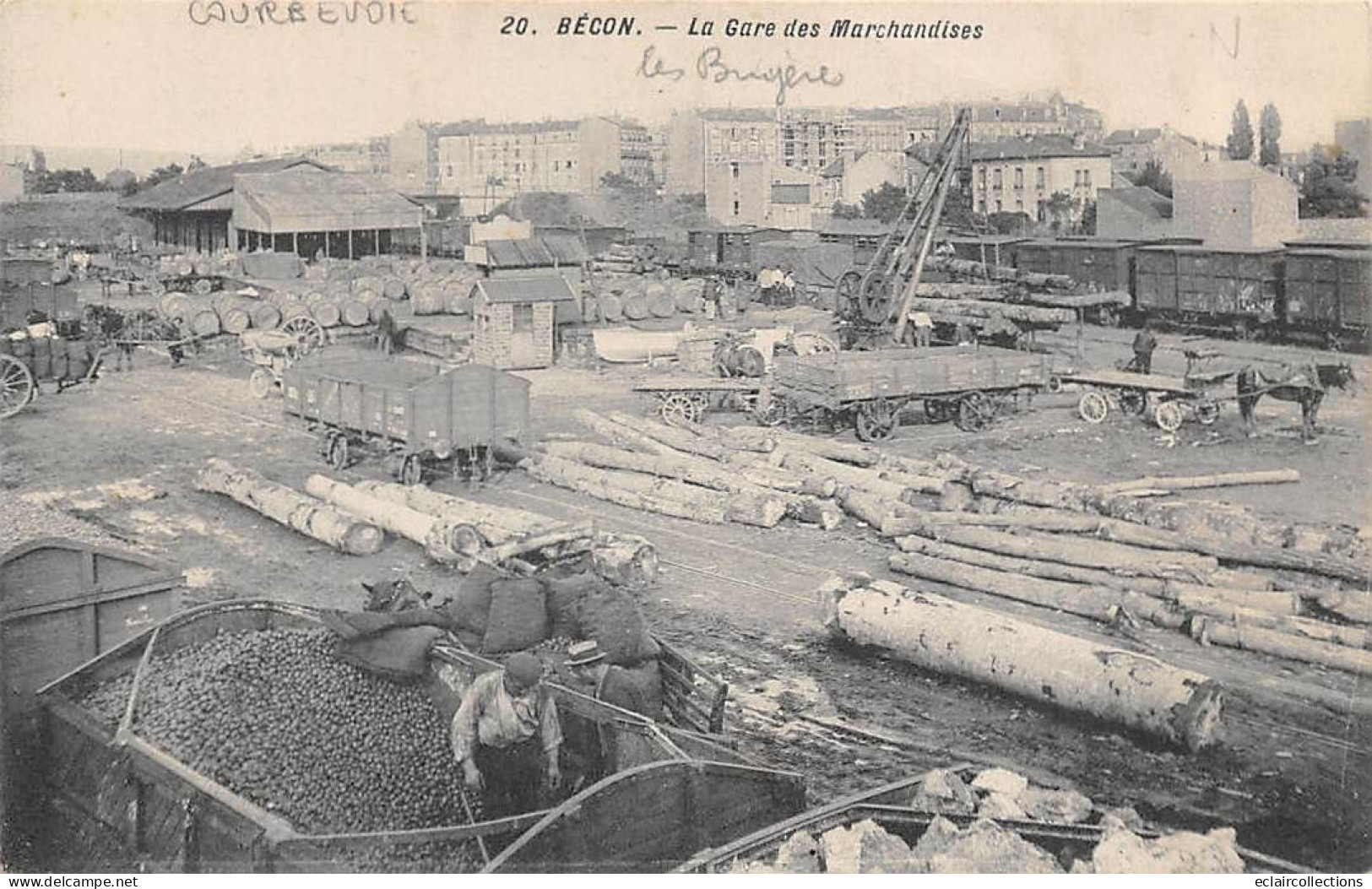 Bécon Les Bruyères        92        La Gare Des Marchandises      (voir Scan) - Sonstige & Ohne Zuordnung