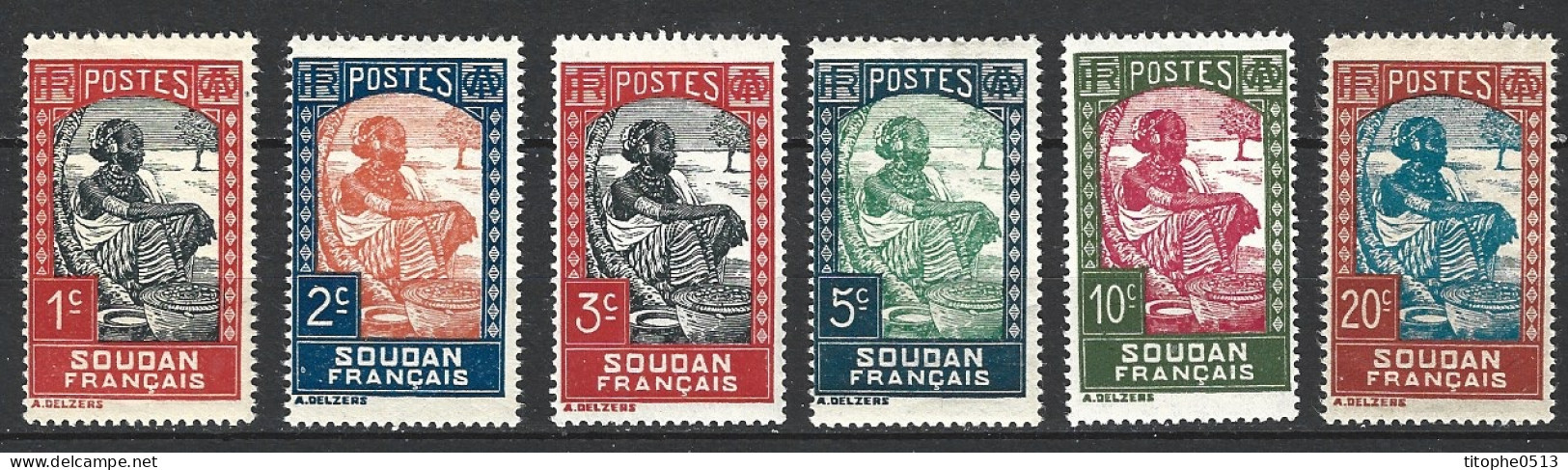 SOUDAN. Timbres De 1931-40. Laitière. - Neufs