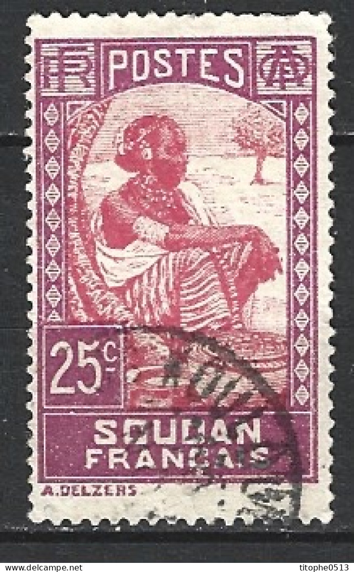 SOUDAN. N°67 Oblitéré De 1931-38. Laitière Peulh. - Used Stamps