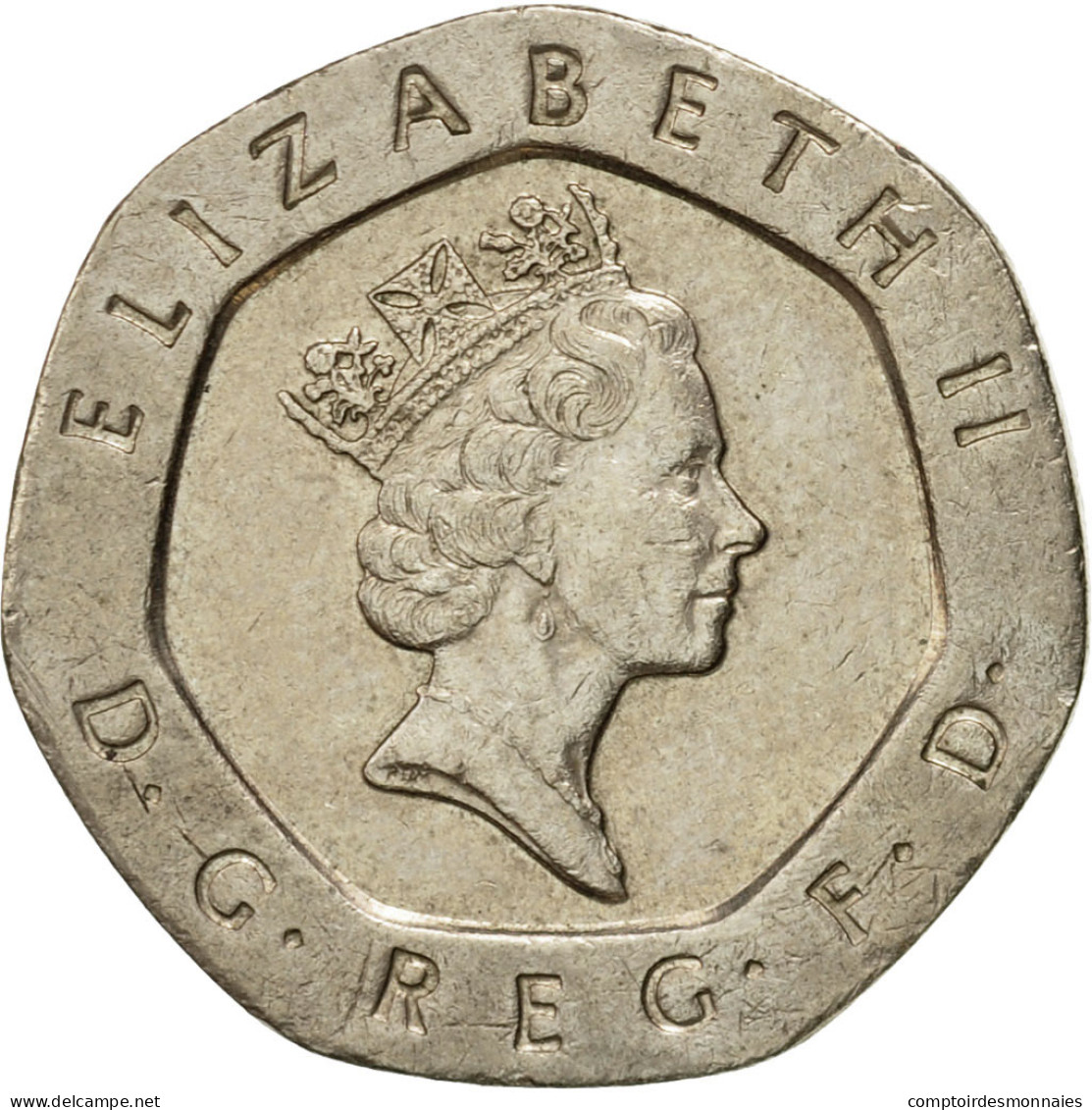 Monnaie, Grande-Bretagne, Elizabeth II, 20 Pence, 1993, TTB, Copper-nickel - 20 Pence