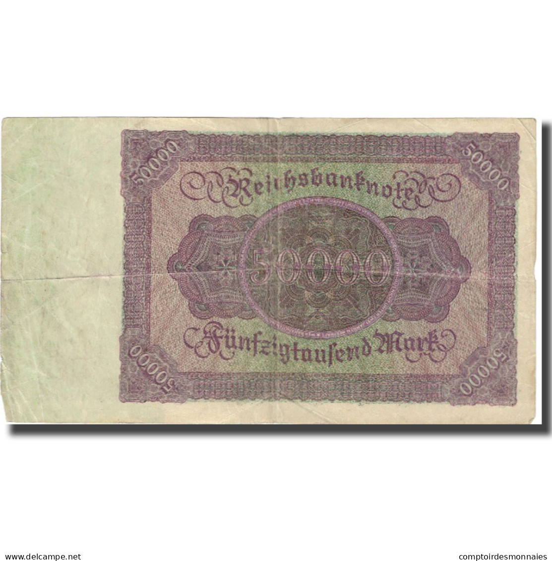 Billet, Allemagne, 50,000 Mark, 1922, 1922-11-19, KM:80, TTB - 50000 Mark