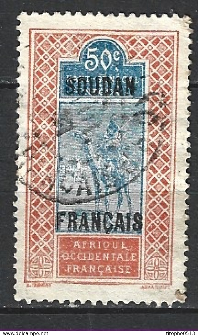 SOUDAN. N°40 Oblitéré De 1925-6. Avec Surcharge. - Usados