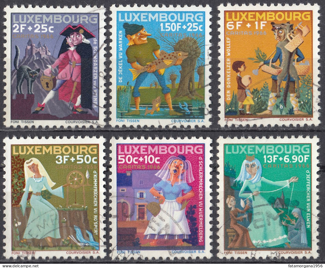 LUXEMBOURG - 1966 - Serie Completa Di 6 Valori Usati: Yvert 691/696. - Used Stamps