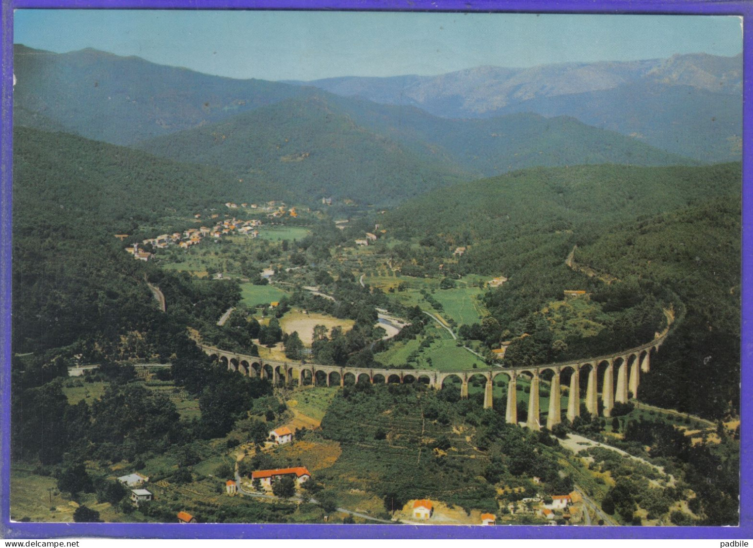 Carte Postale 30. Chamborigaud Viaduc De La SNCF  Très Beau Plan - Chamborigaud