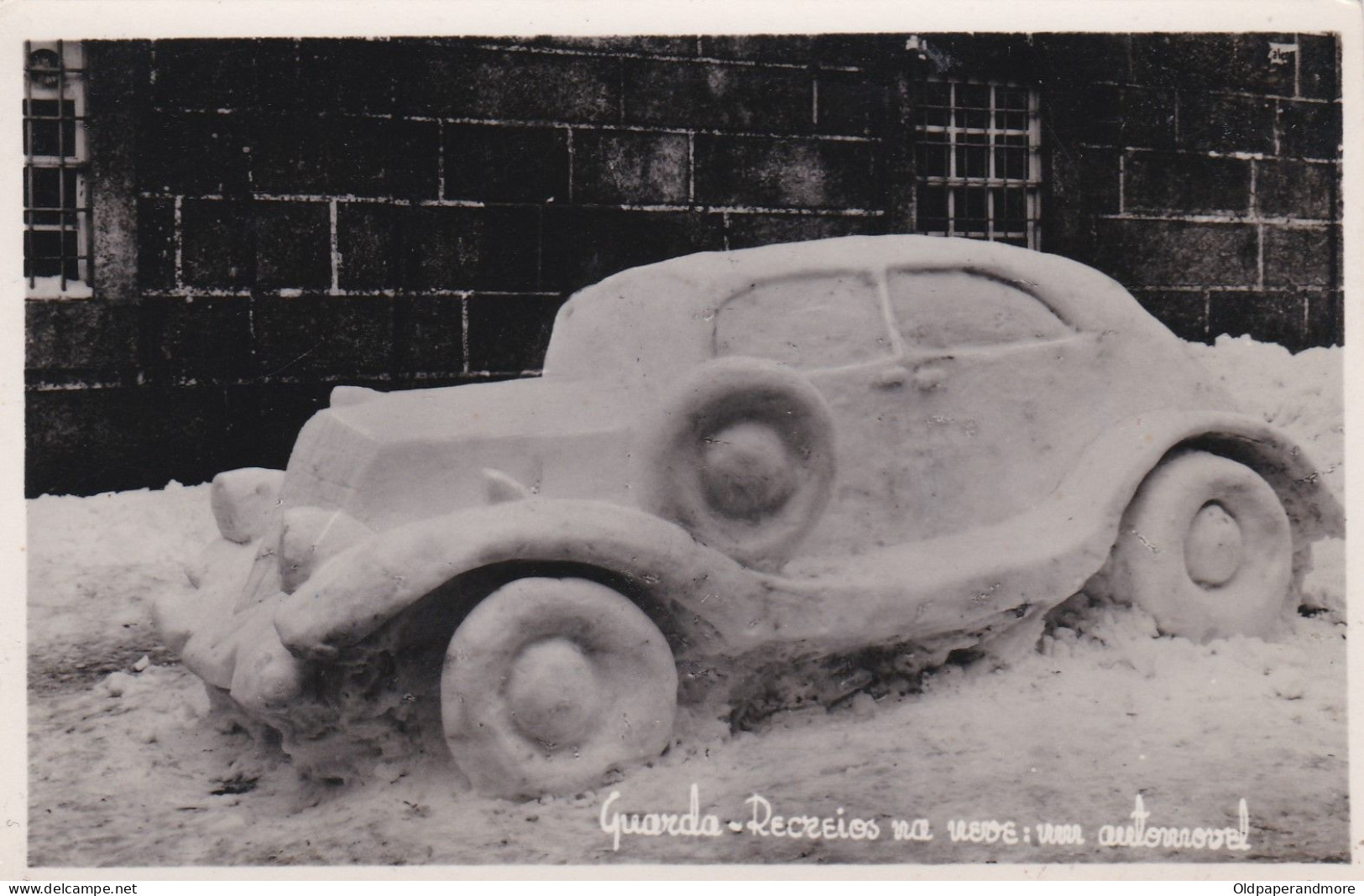 POSTCARD PORTUGAL - GUARDA - UM NEVÃO - AUTOMOVEL - Guarda