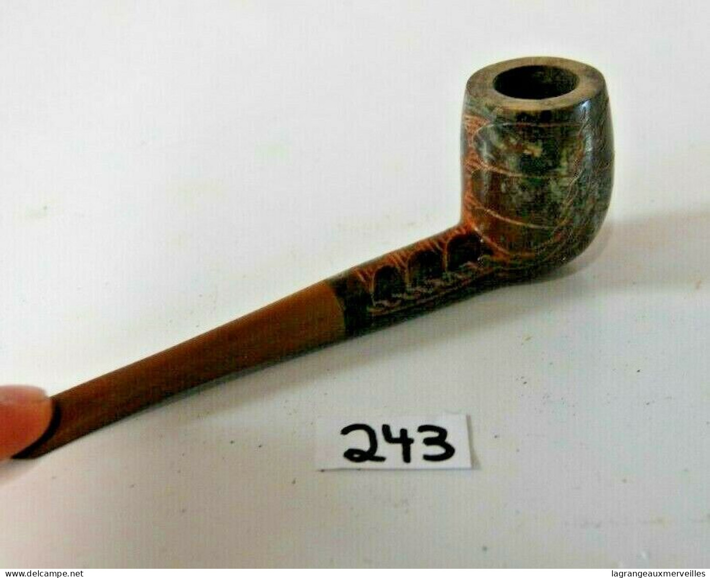 C243 Authentique Pipe De Collection - Objet Du Fumeur - Bruyerepfeifen