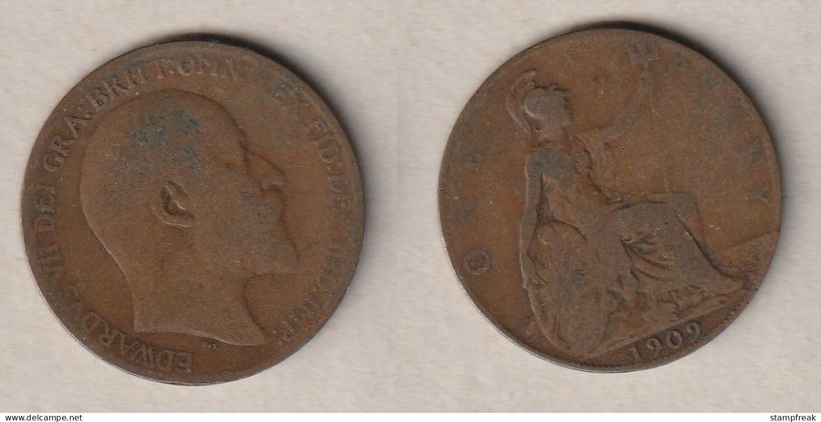 01939) Grossbritannien, 1 Penny 1909, Edward VII - Andere & Zonder Classificatie