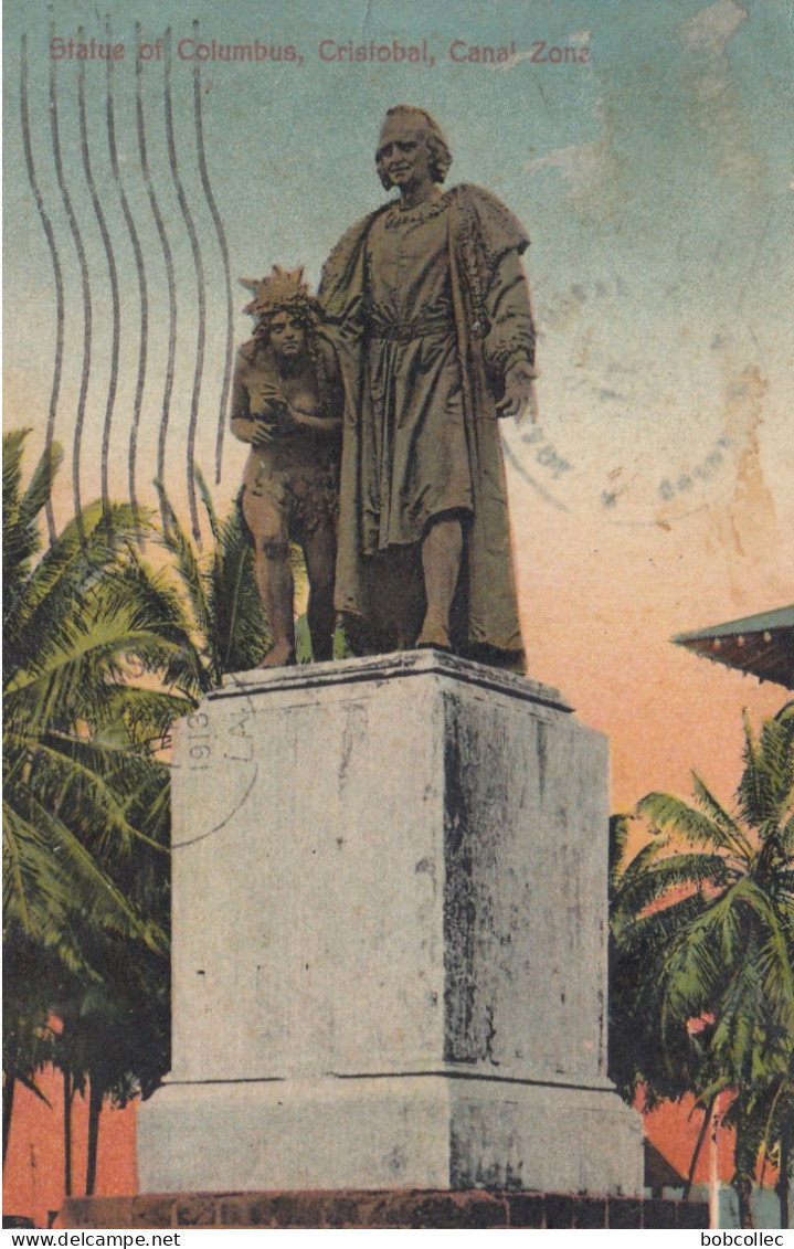 CRISTOBAL (Panama): Canal Zona - Statue Of Columbus - Panama