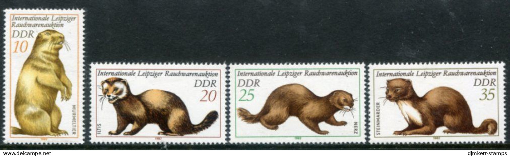 DDR 1982 International Fur Auction MNH / **.  Michel 2677-80 - Unused Stamps