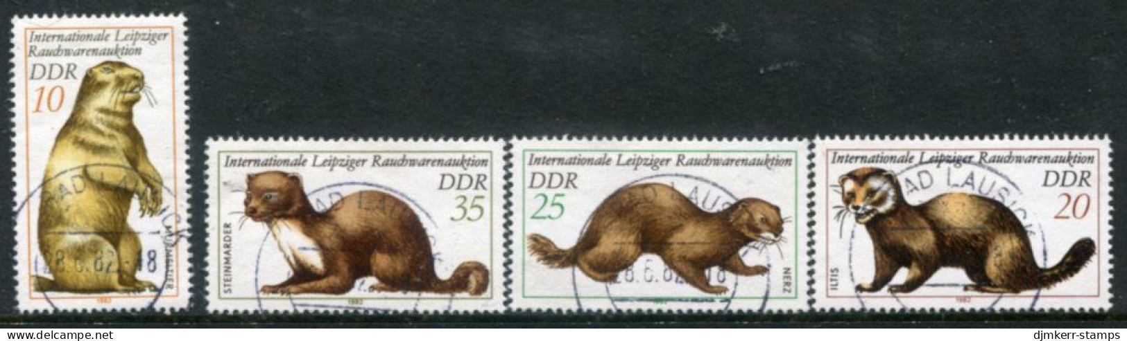 DDR 1982 International Fur Auction Used.  Michel 2677-80 - Used Stamps