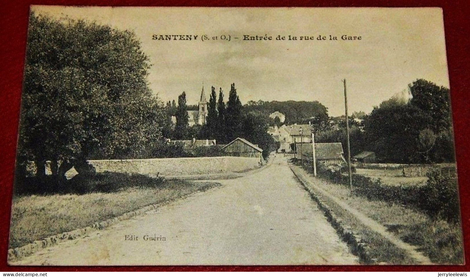 SANTENY  -  Entrée De La Rue De La Gare  -  1908 - Santeny