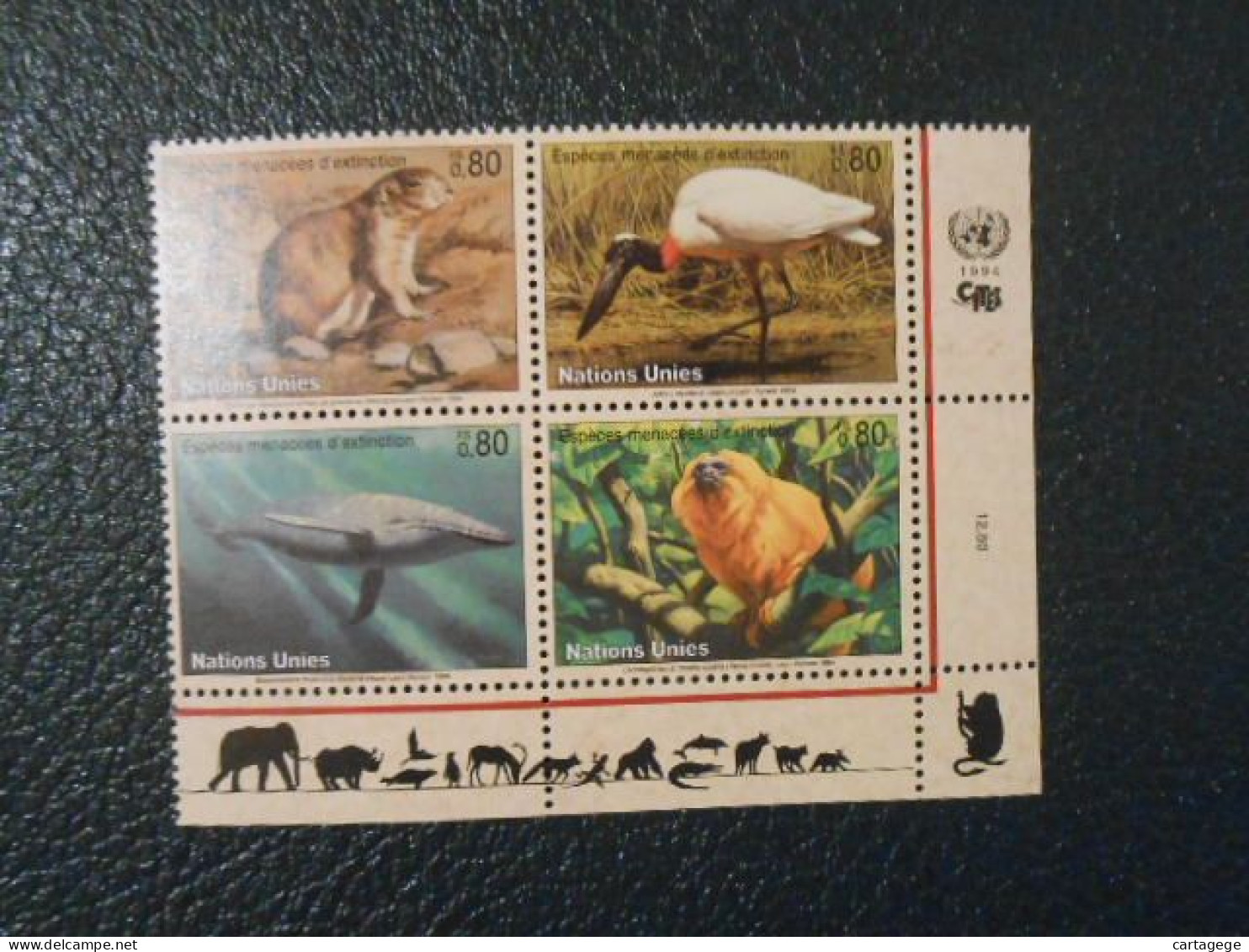 NATIONS-UNIES GENEVE YT  265/268 PROTECTION DE LA NATURE** - Unused Stamps