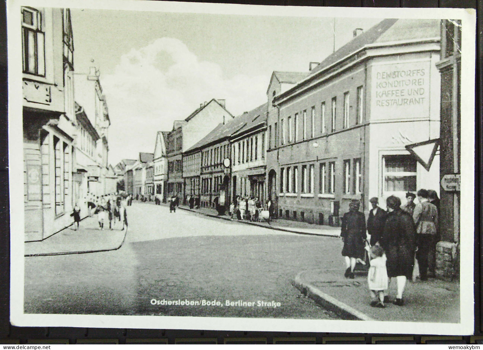 DDR: AK Von Oschersleben Mit Berliner Straße Vom 19.7.59 Mit 12 Pf W. Pieck Knr: 323 - Oschersleben