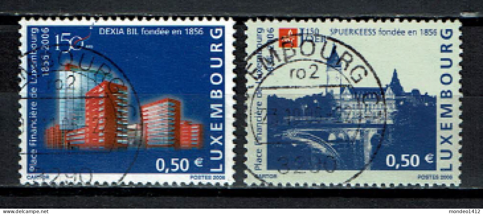 Luxembourg 2006 - YT 1669/1670 - Financial Quarter, Place Financière - Used Stamps