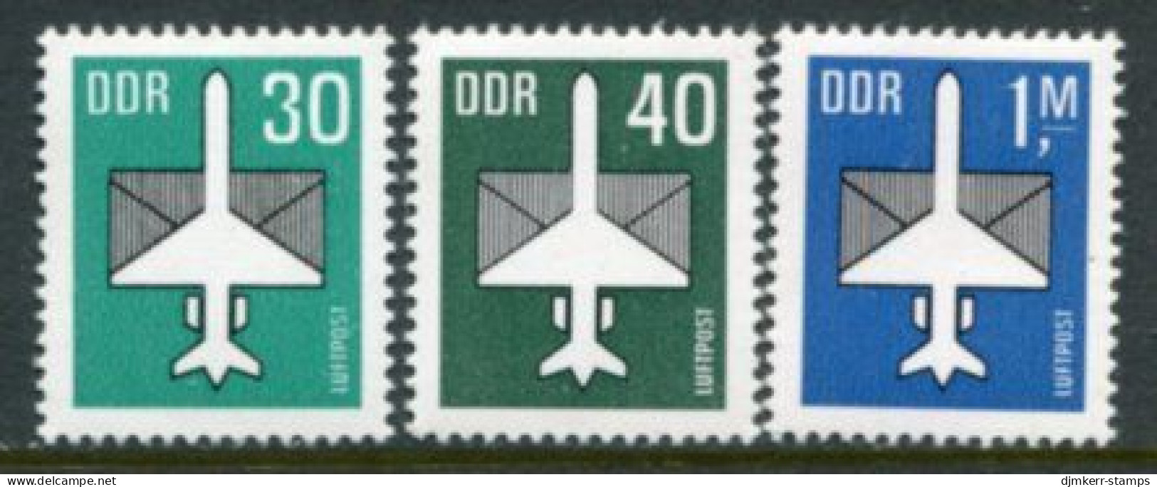 DDR 1982 Airmail Definitive I MNH / **  Michel 2751-53 - Neufs