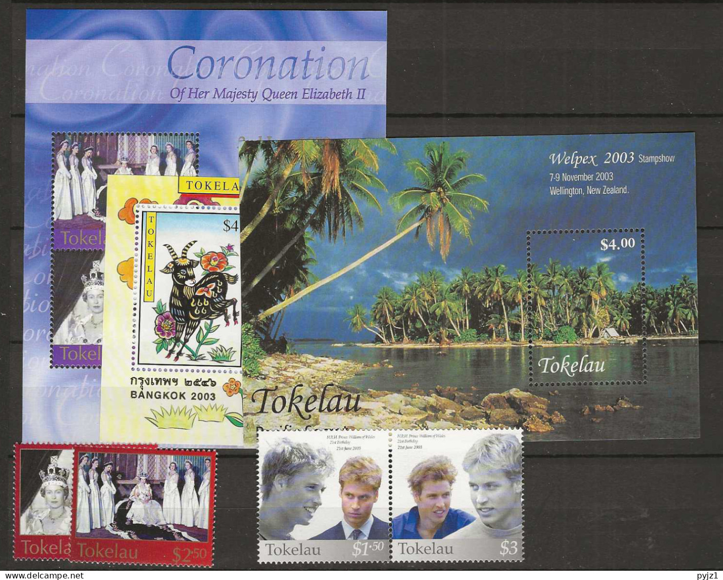2003 MNH Tokelau Year Collection Postfris** - Tokelau