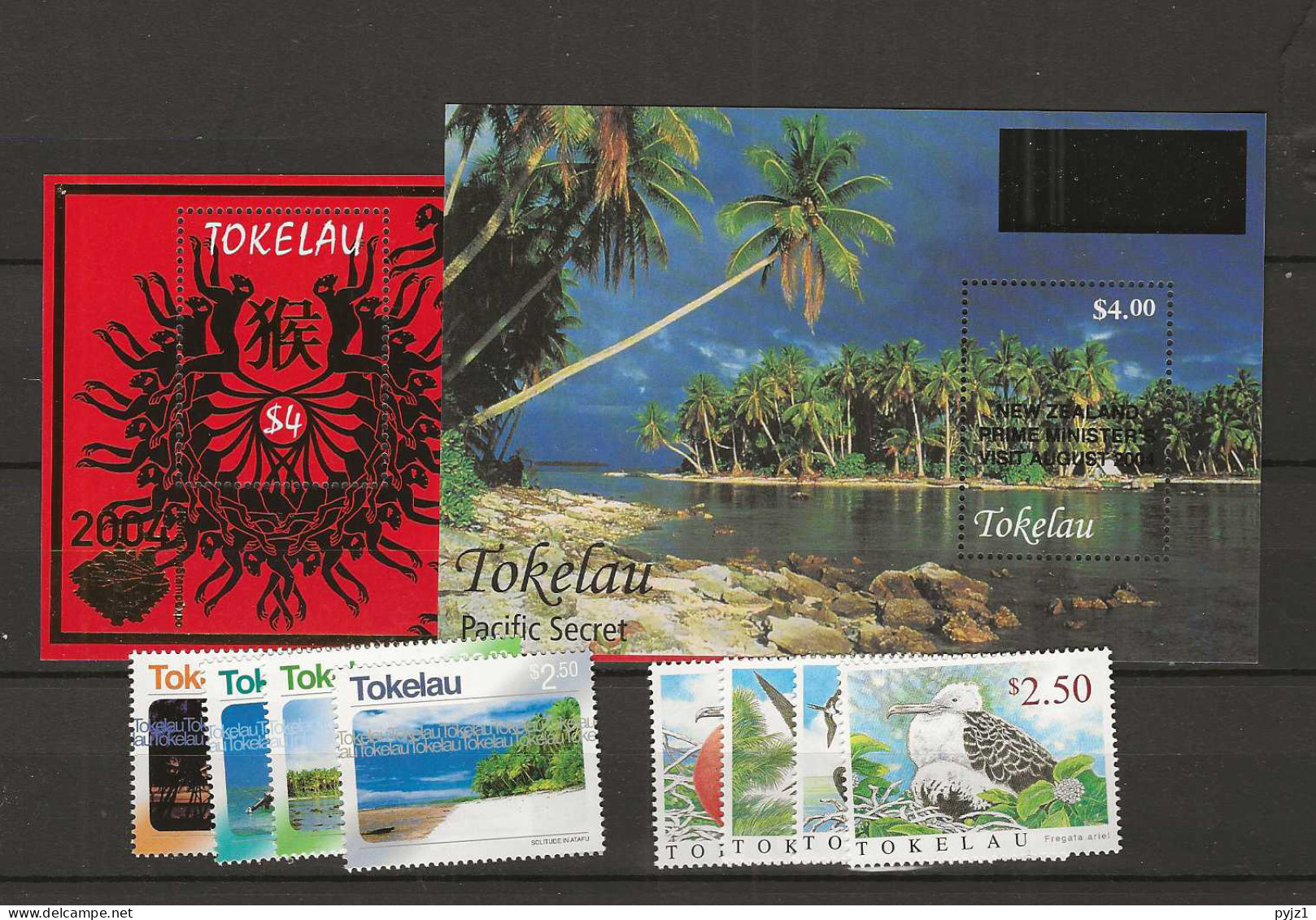 2004 MNH Tokelau Year Collection Postfris** - Tokelau