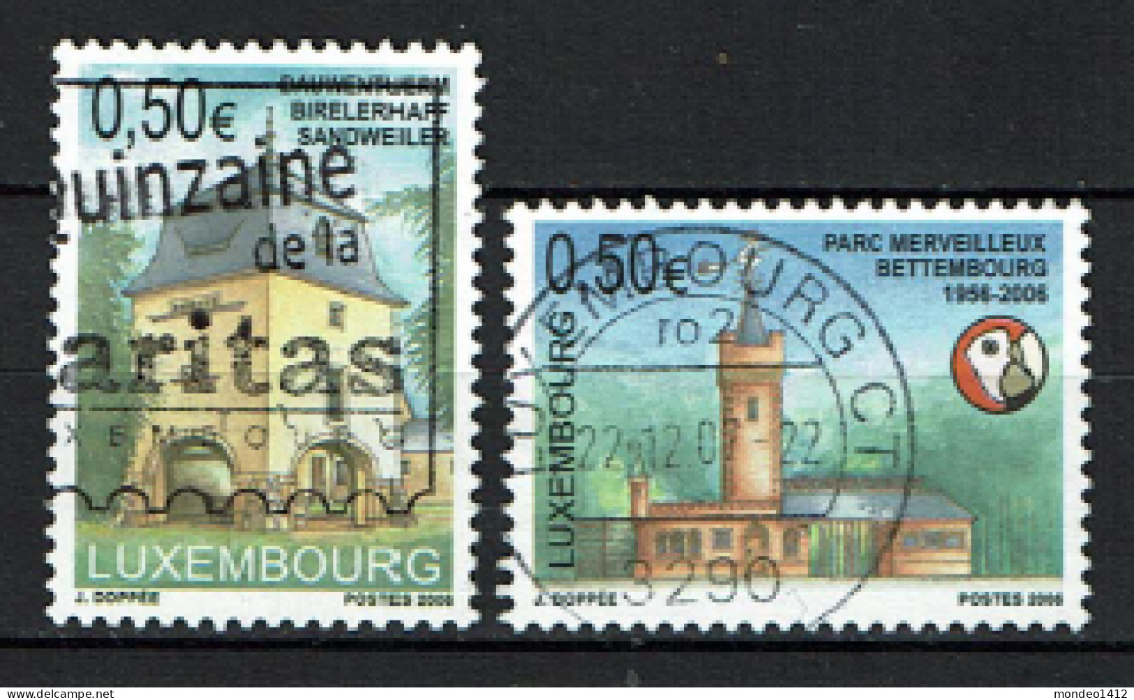 Luxembourg 2006 - YT 1655/1656 - Tourism, Tourisme - Oblitérés