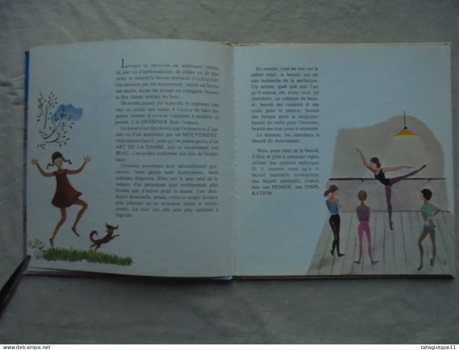 Vintage - Livre A La Découverte De La Danse Par Philippe Marceliaire Dargaud 1969 - Collection Lectures Et Loisirs