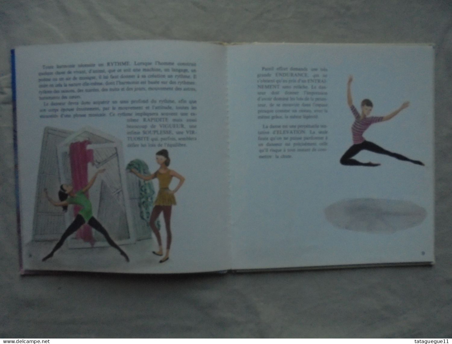 Vintage - Livre A la découverte de La danse par Philippe Marceliaire Dargaud 1969