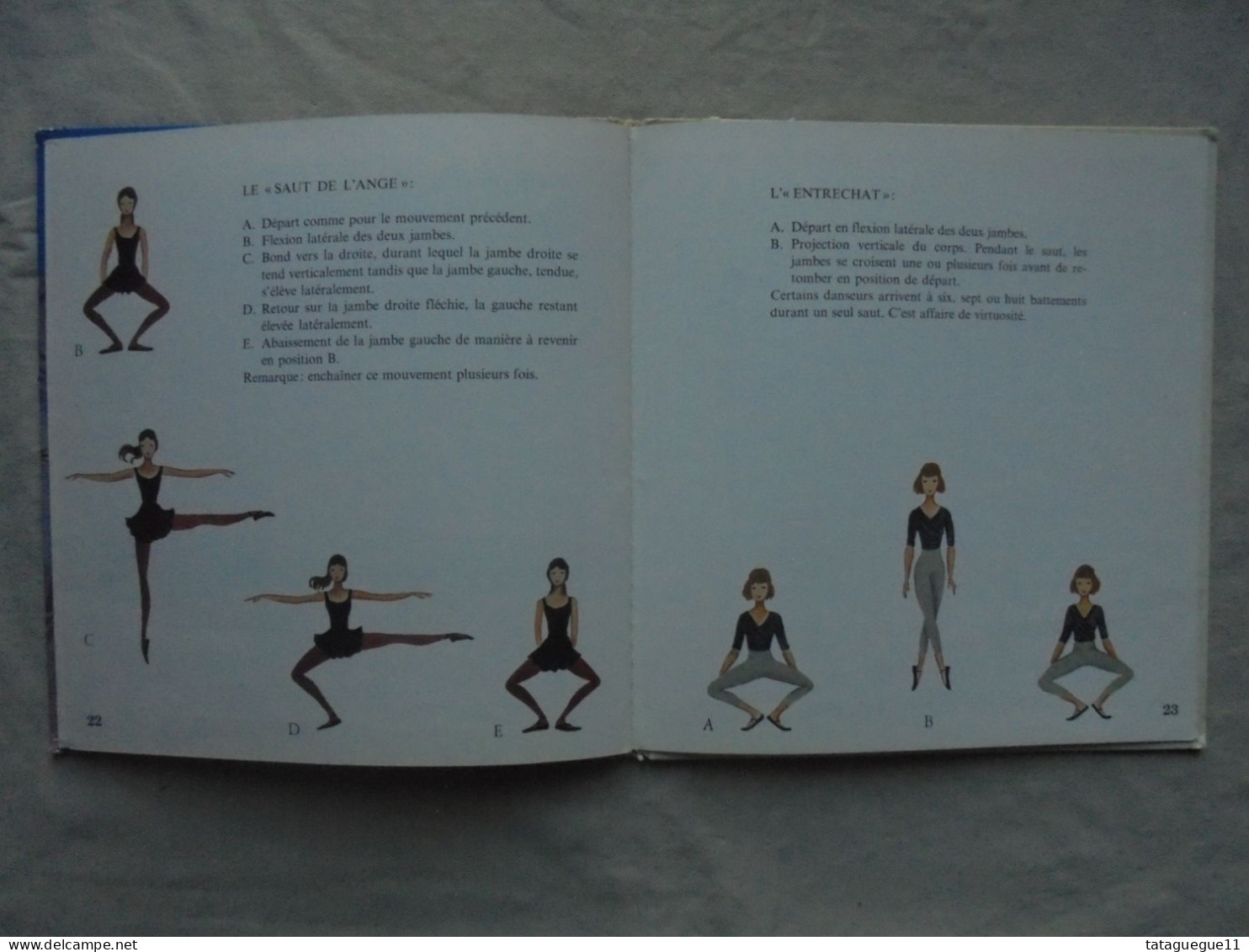 Vintage - Livre A la découverte de La danse par Philippe Marceliaire Dargaud 1969