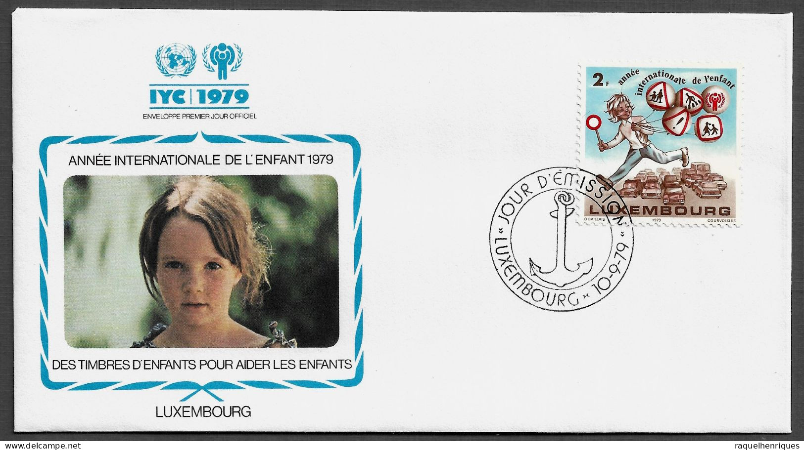 LUXEMBOURG FDC COVER - 1979 International Year Of The Child FDC (FDC79#08) - Covers & Documents