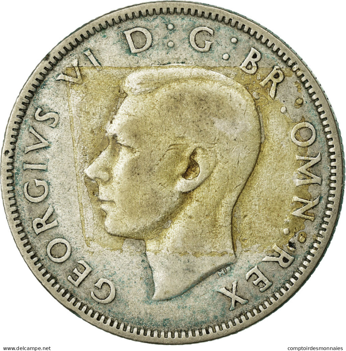 Monnaie, Grande-Bretagne, George VI, Florin, Two Shillings, 1940, TTB, Argent - J. 1 Florin / 2 Schillings