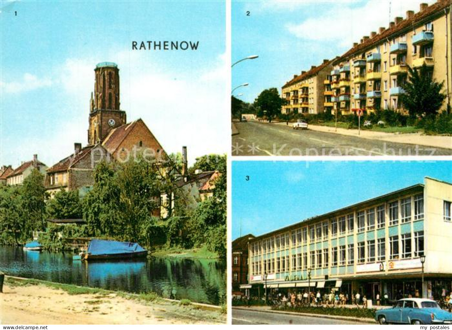 43372574 Rathenow Havel Am Schleusenweg Leninallee Kaufhaus Magnet Rathenow - Rathenow