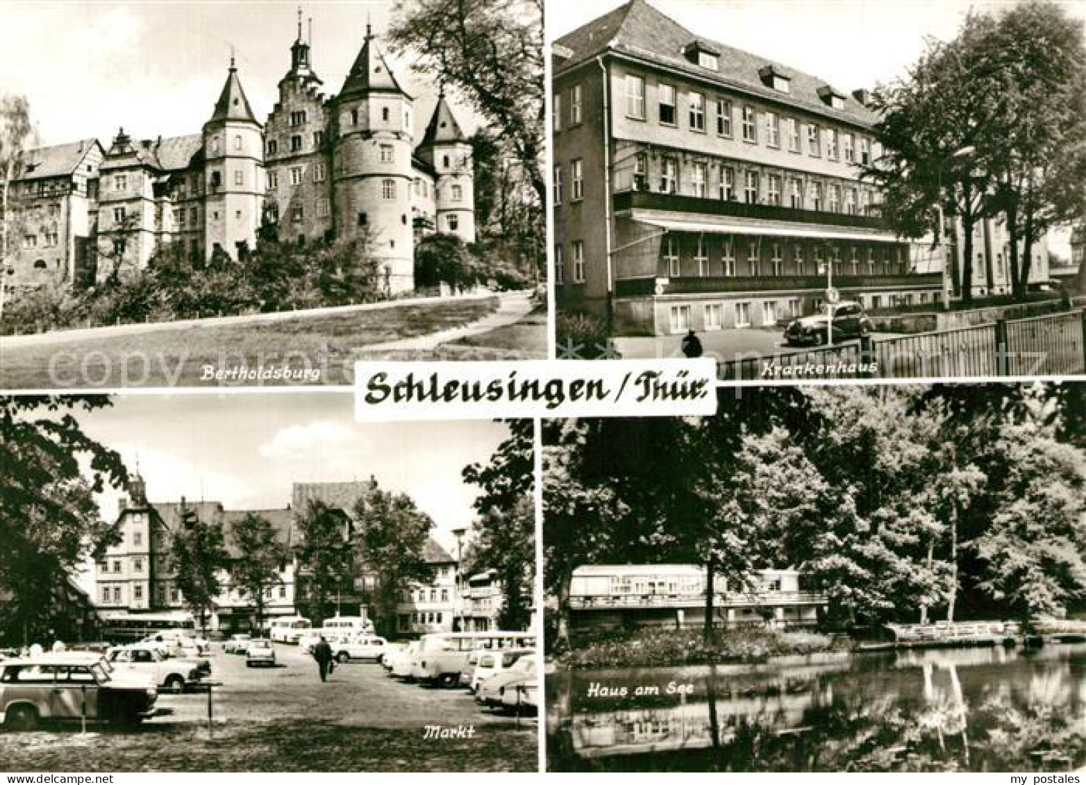 43372306 Schleusingen Bertholdsburg Krankenhaus Haus Am See Markt Schleusingen - Schleusingen
