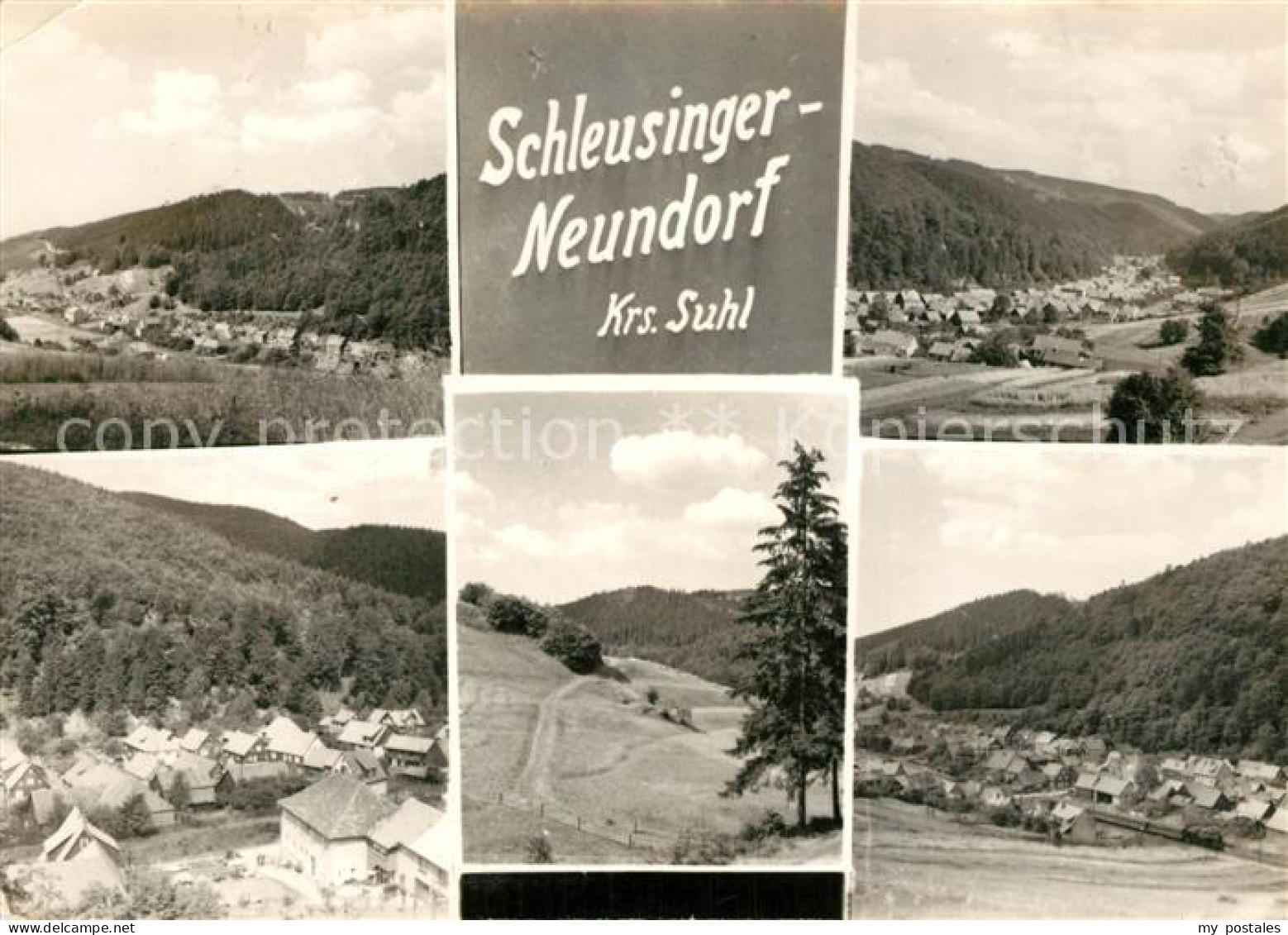 43372286 Neundorf Schleusingen Gesamtansicht Landschaftspanorama  - Schleusingen