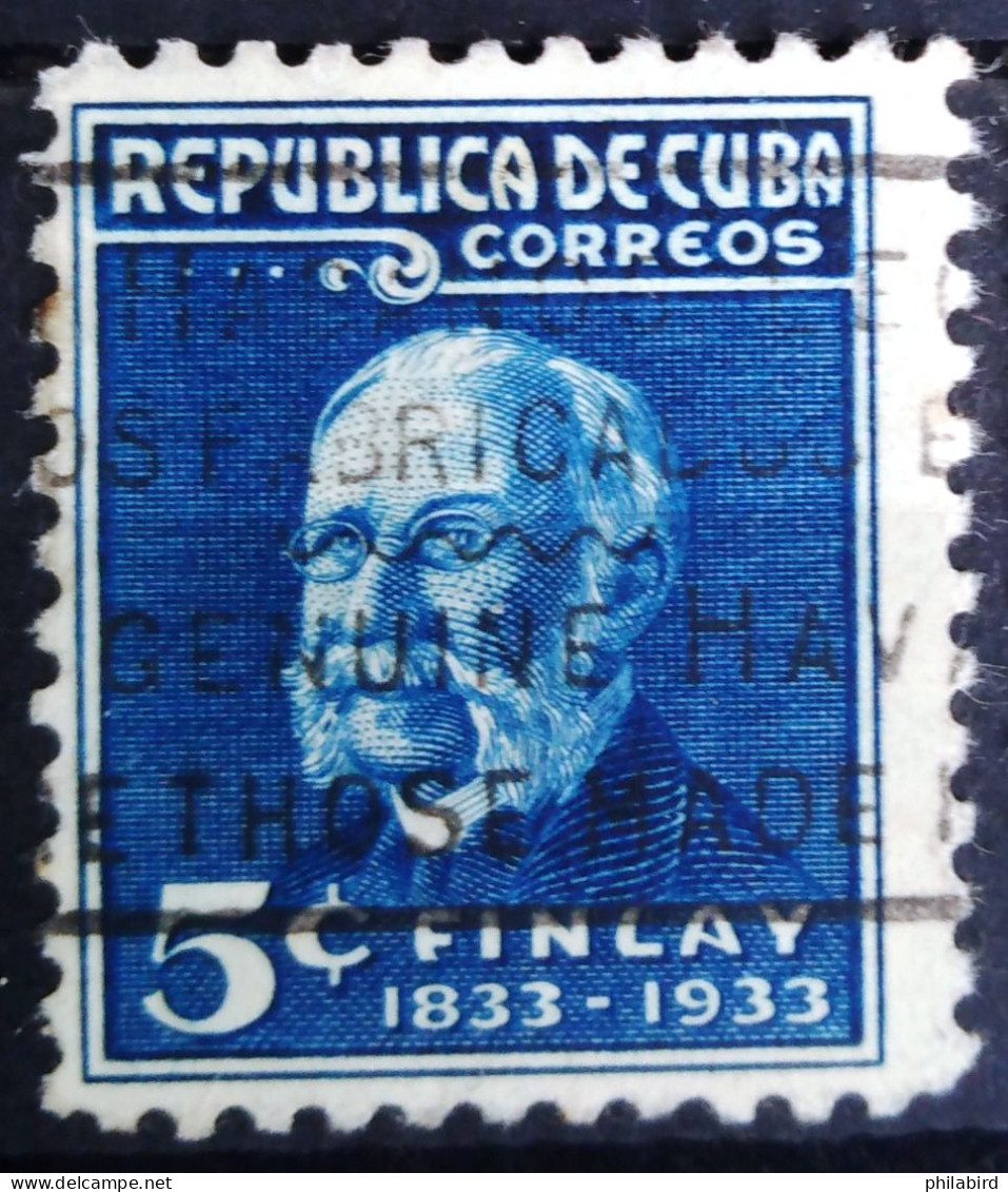 CUBA                      N° 220                   OBLITERE - Used Stamps