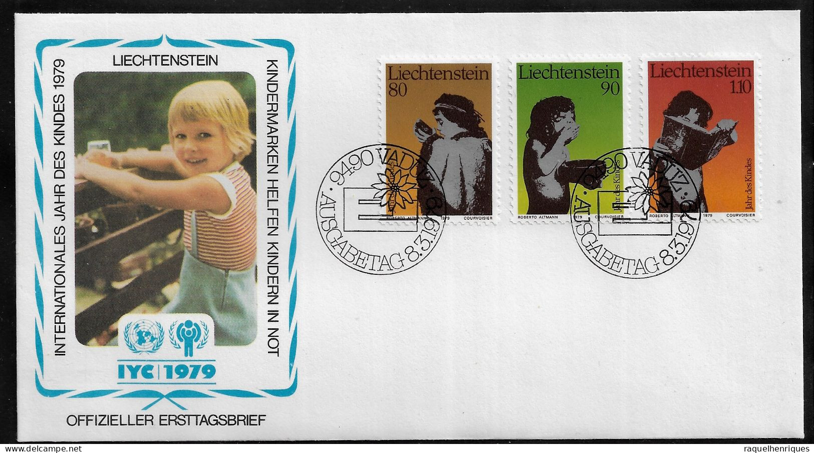 LIECHTENSTEIN FDC COVER - 1979 International Year Of The Child SET FDC (FDC79#08) - Storia Postale