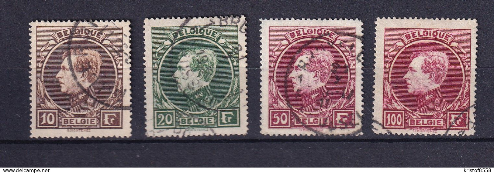 [2234] Zegels 289 - 292 Gestempeld - 1929-1941 Grand Montenez