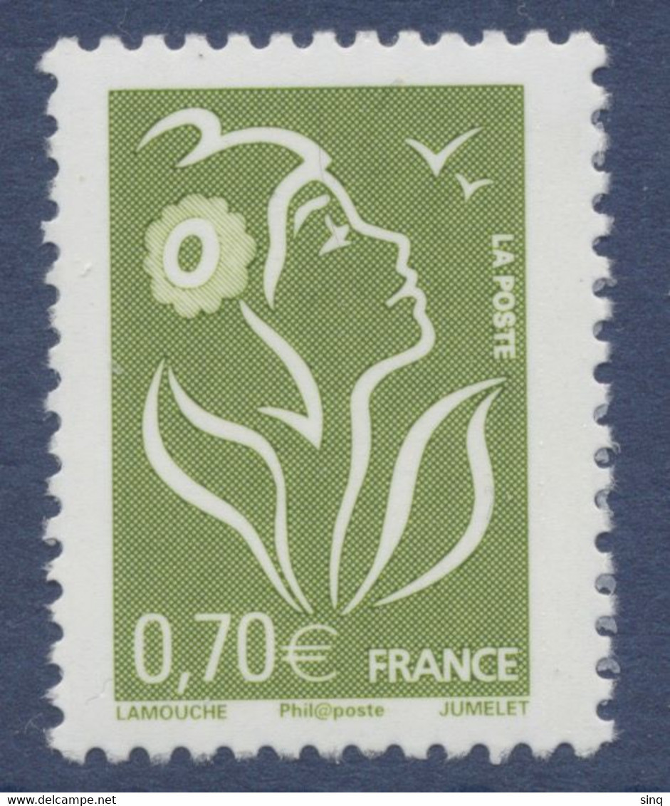 N° 3967 Marianne De Lamouche Valeur Faciale 0,70 € - 2004-2008 Marianne Of Lamouche