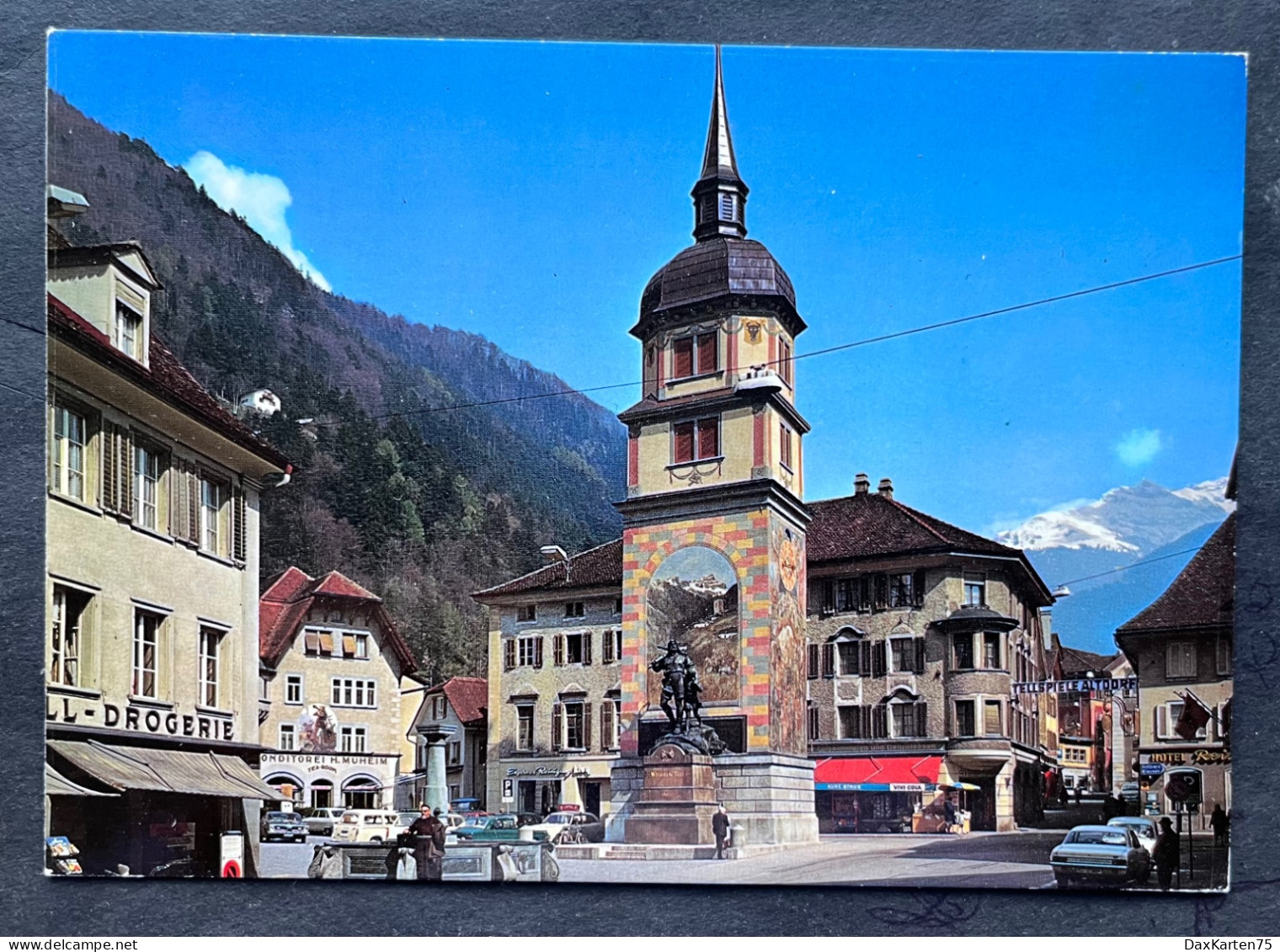 Altdorf/ Ortsansicht/ Oldtimer Autos - Altdorf