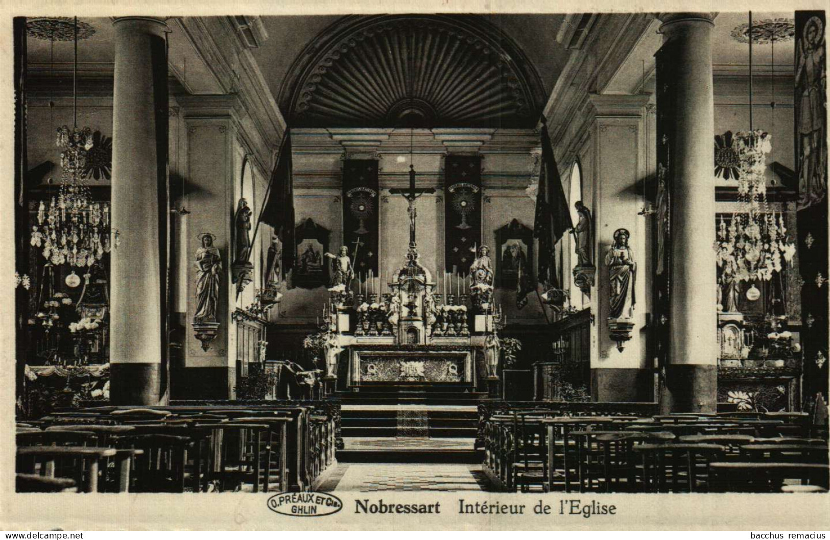 NOBRESSART - Intérieur De L'Église - Attert