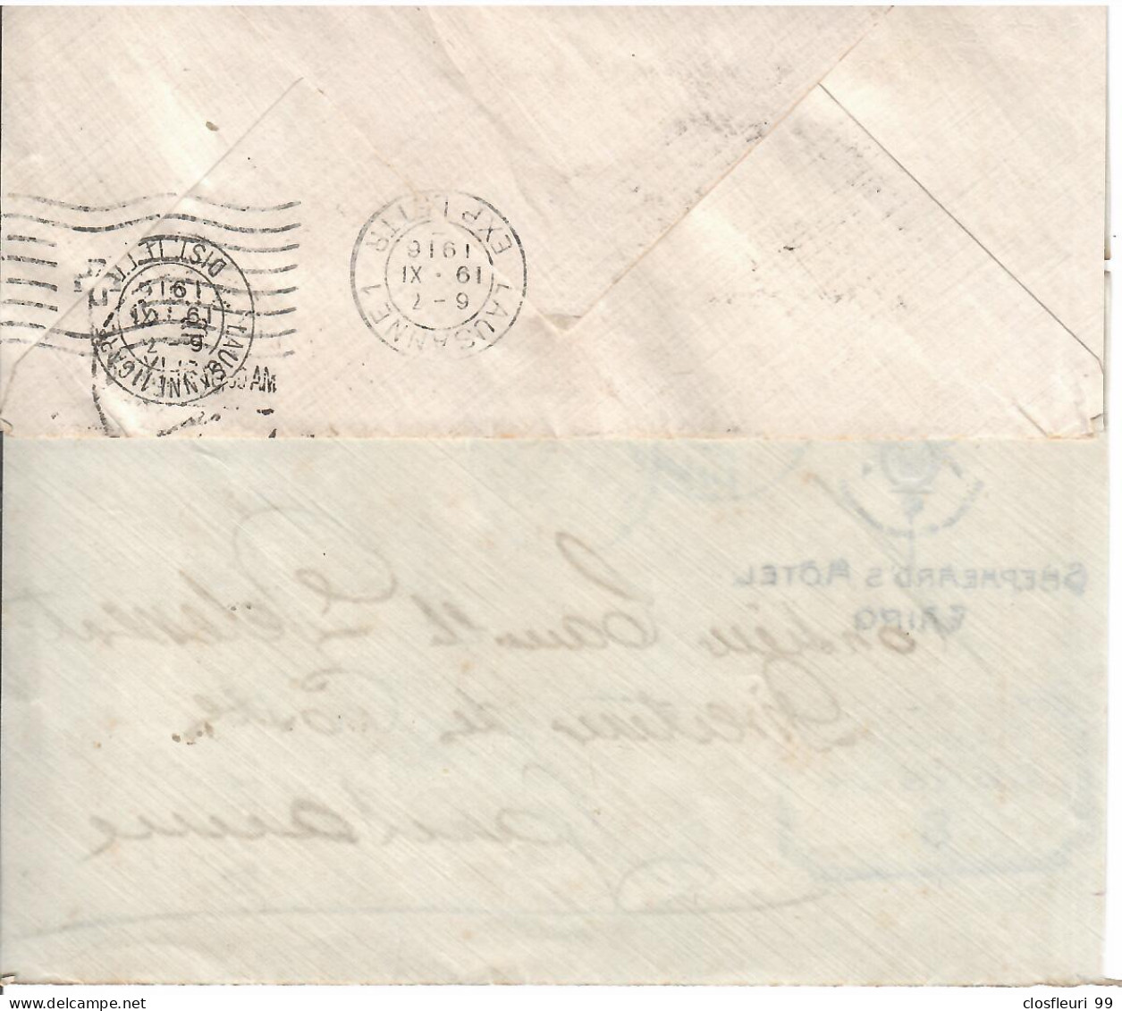 Paised By Censor N°8,  For Lausanne 19.XI.1916 Switzerland - 1915-1921 British Protectorate