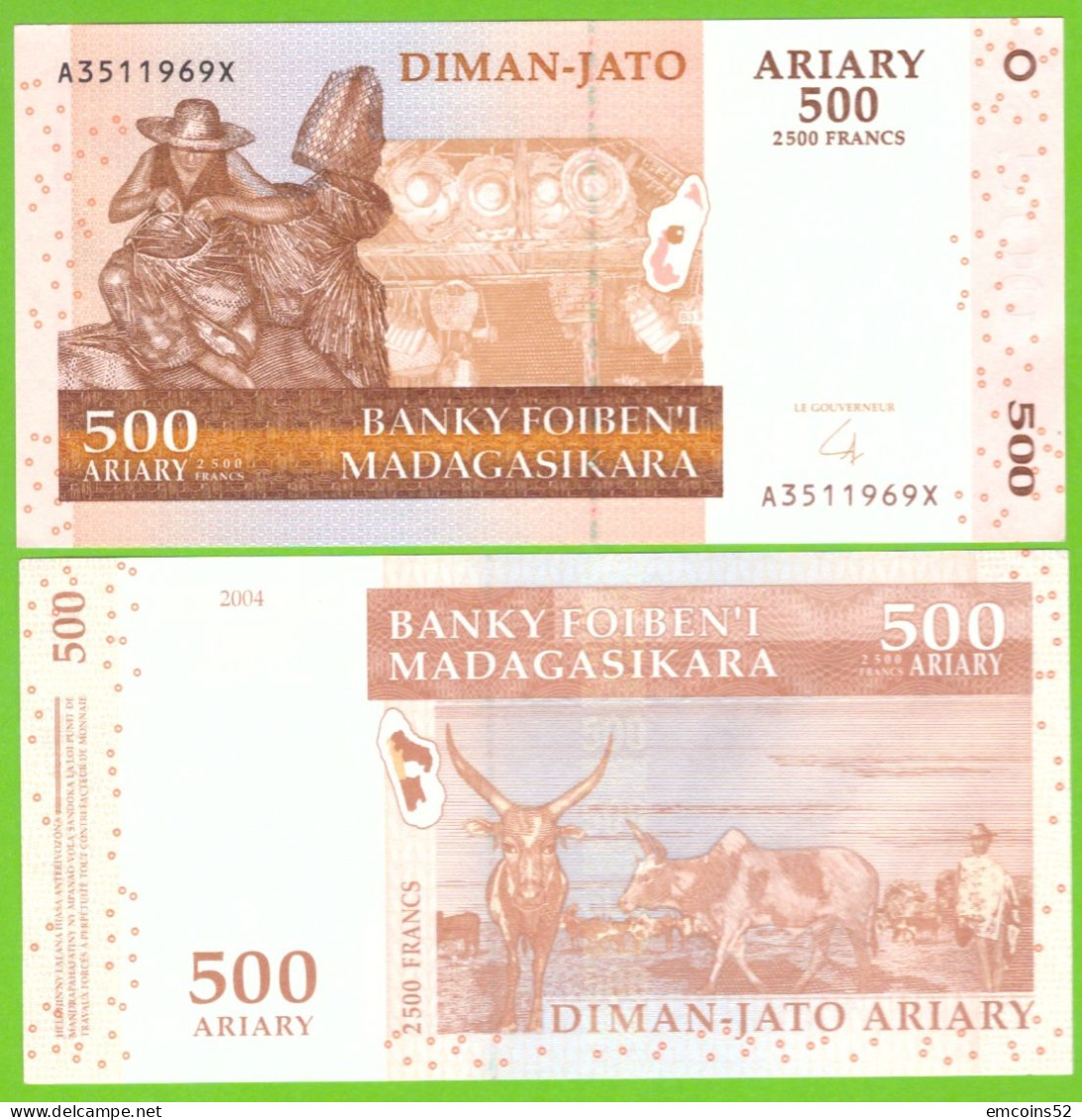 MADAGASCAR 500 ARIARY 2004 P-95a  UNC - Madagaskar