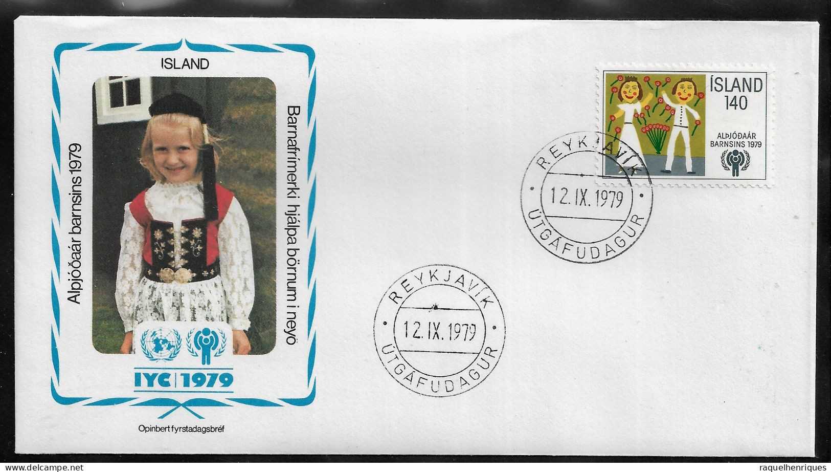 ICELAND FDC COVER - 1979 International Year Of The Child SET FDC (FDC79#08) - Storia Postale