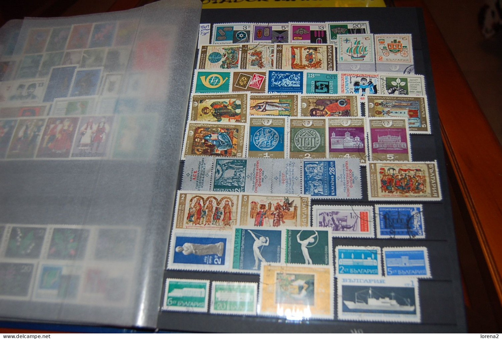 Colección Sellos usados Bulgaria. de 1882 al 2000. 1189 sellos. colec-38
