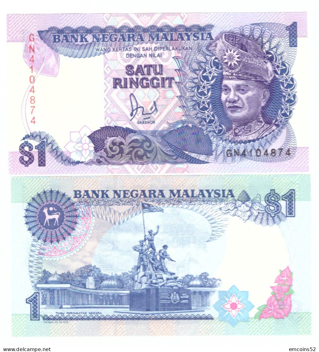 MALAYSIA 1 RINGGIT 1989 P-27b UNC - Malasia