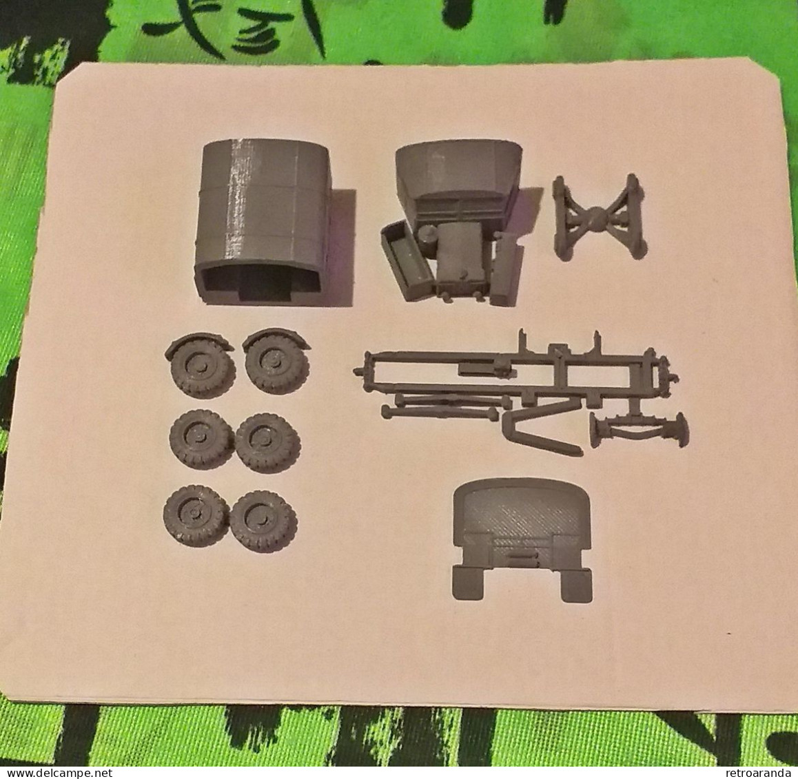 Kit Maqueta Para Montar Y Pintar - Vehículo Militar . Scammell Pioneer + Obus BL 6 - WWI 1918 - Military Vehicles