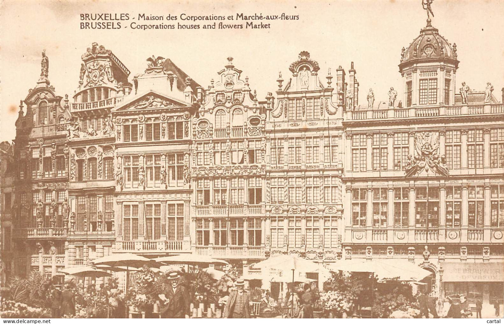 BRUXELLES - Maison Des Corporations Et Marché-aux-fleurs - Mercadillos