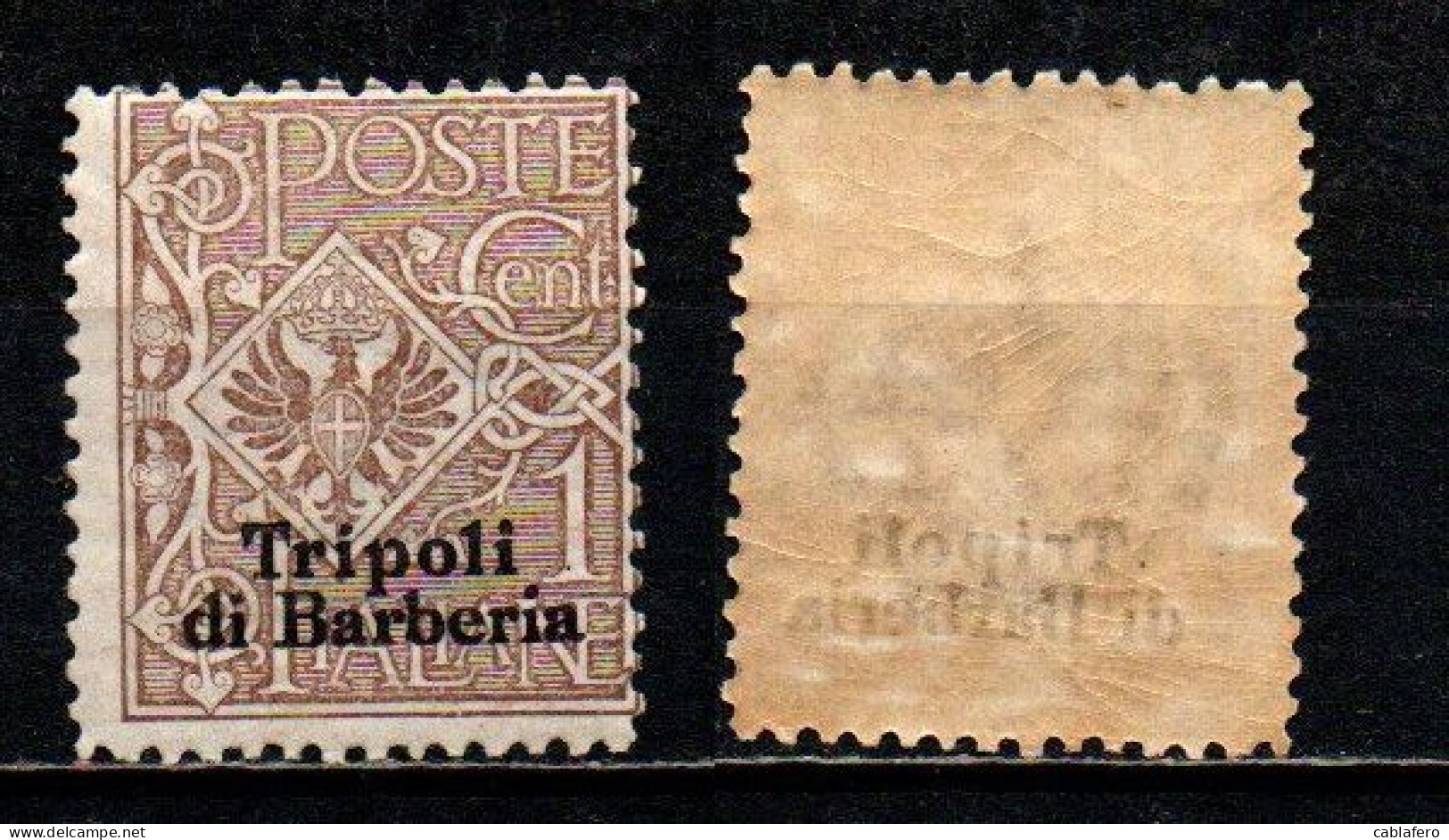 ITALIA REGNO - UFFICI ALL'ESTERO - TRIPOLI DI BARBERIA - 1909 - 1 C. - MNH - Algemene Uitgaven