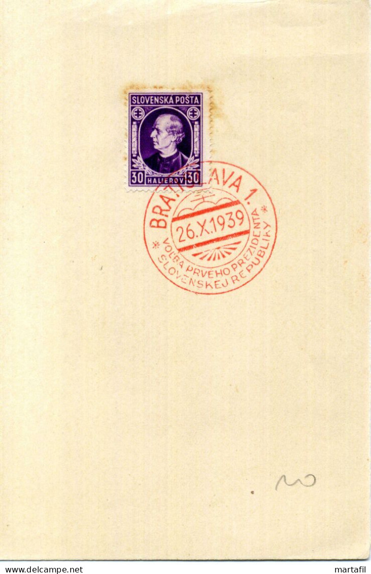 SLOVACCHIA, Slovensko, Storia Postale & Annulli - 1943 - Lettres & Documents